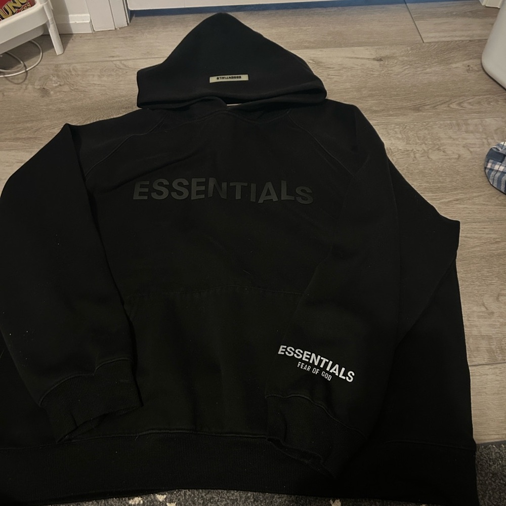 Fear of God Essentials Black Sweatshirt